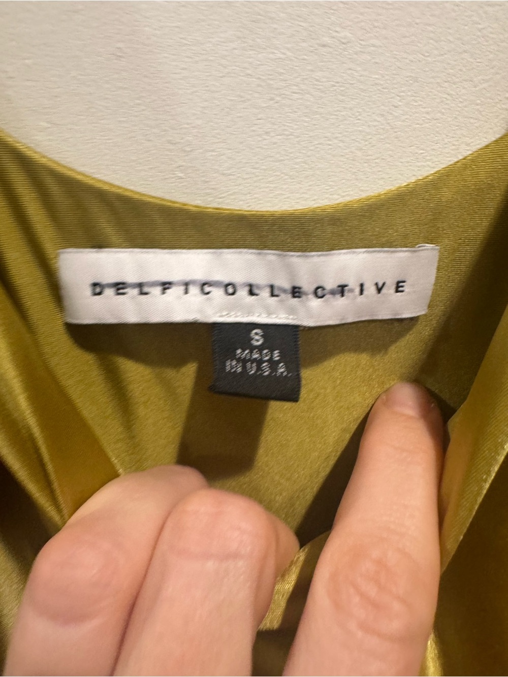 Delfi Collective Olive green Oriana satin basque waist maxi dress - Picture 7 of 10
